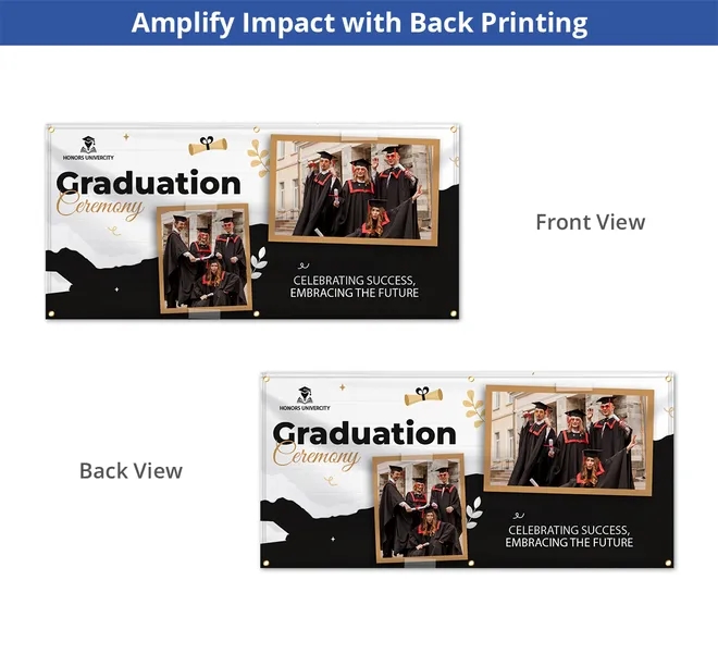Polyester Fabric Banners-Left and Right Pole Pocket(1Ftx1Ft) 1