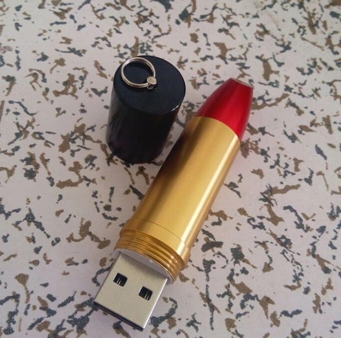 Lipstick Shape USB Flash Drive 8 GB 4