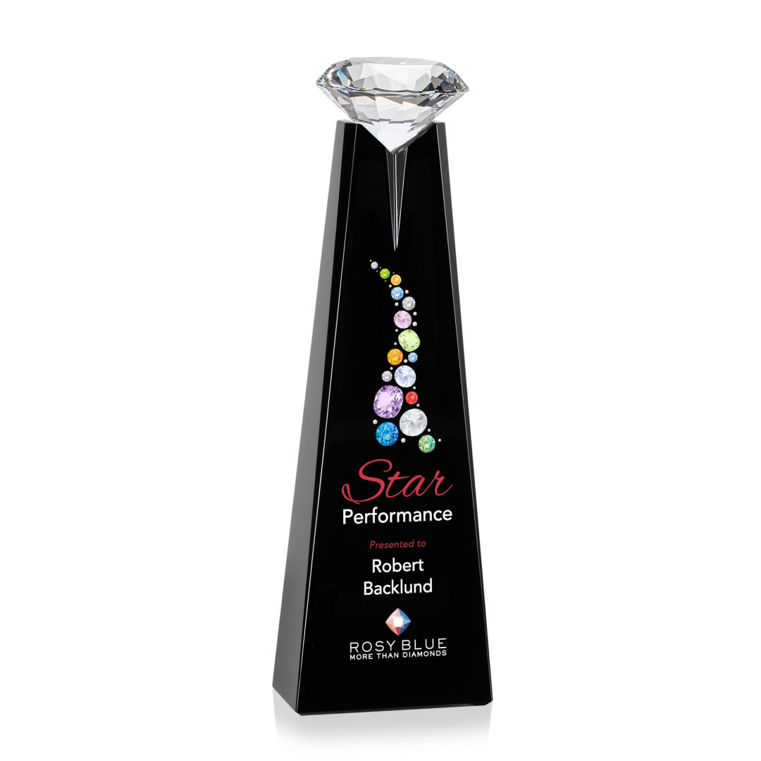 Alicia Gemstone VividPrint™ Award - Black/Diamond 7
