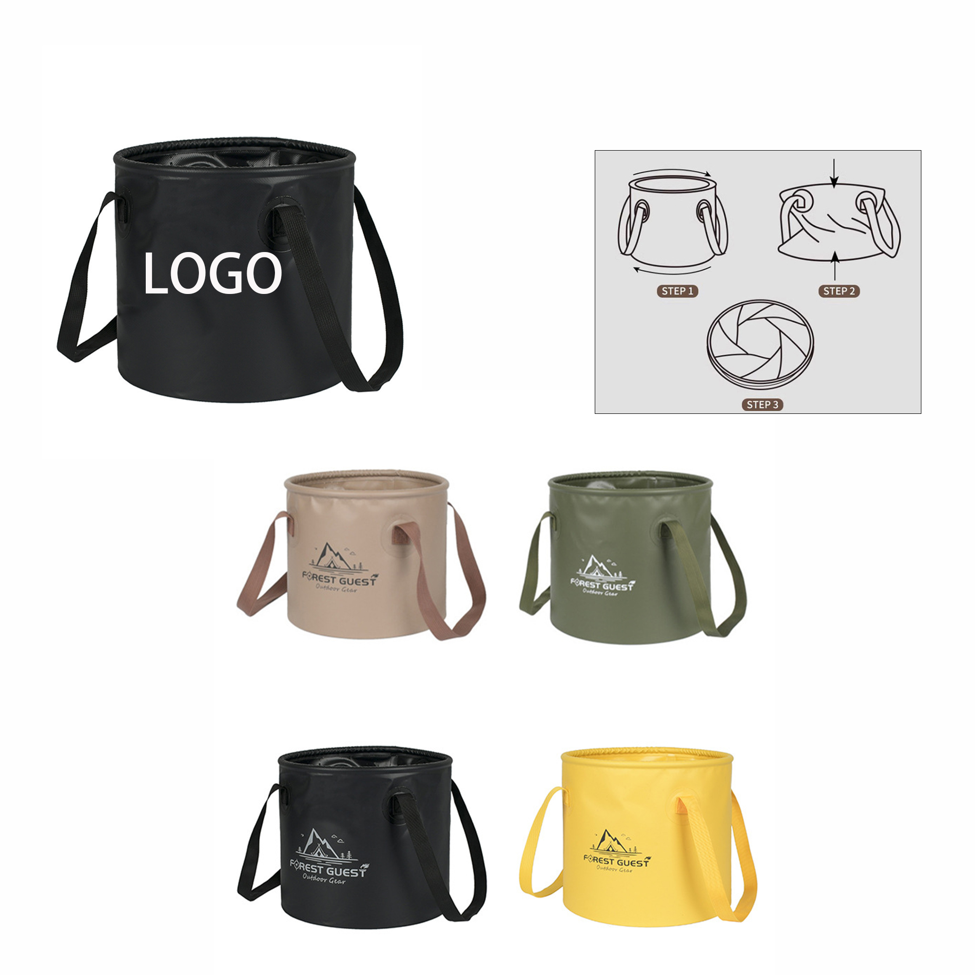 Folding Bucket MOQ 1pcs 4