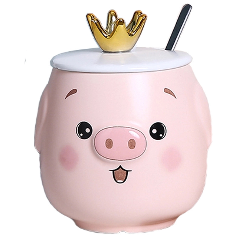 Custom 13 OZ Funny Novelty Pig Coffee Mug 5
