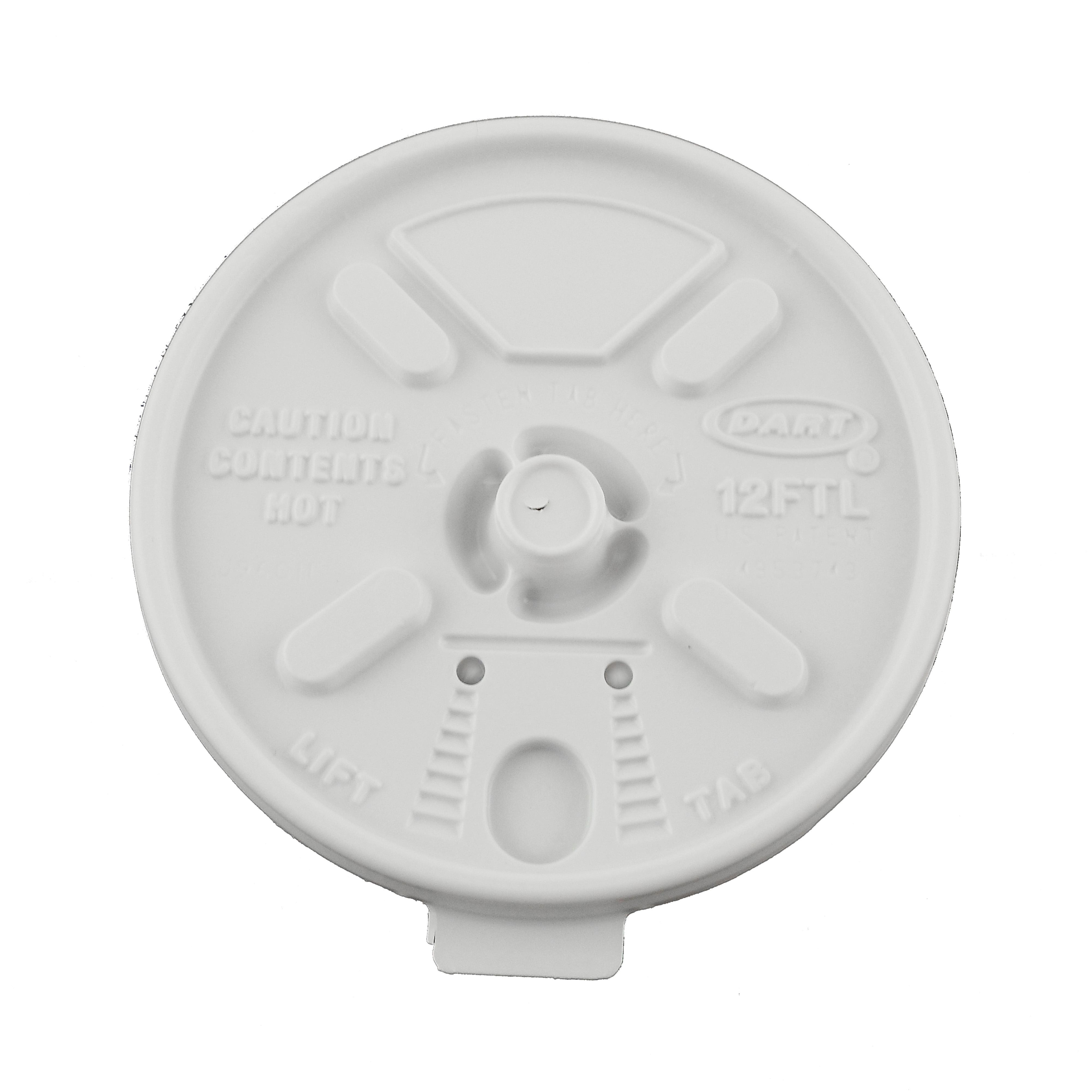 8 Oz. Foam Cup Tear Tab Lid