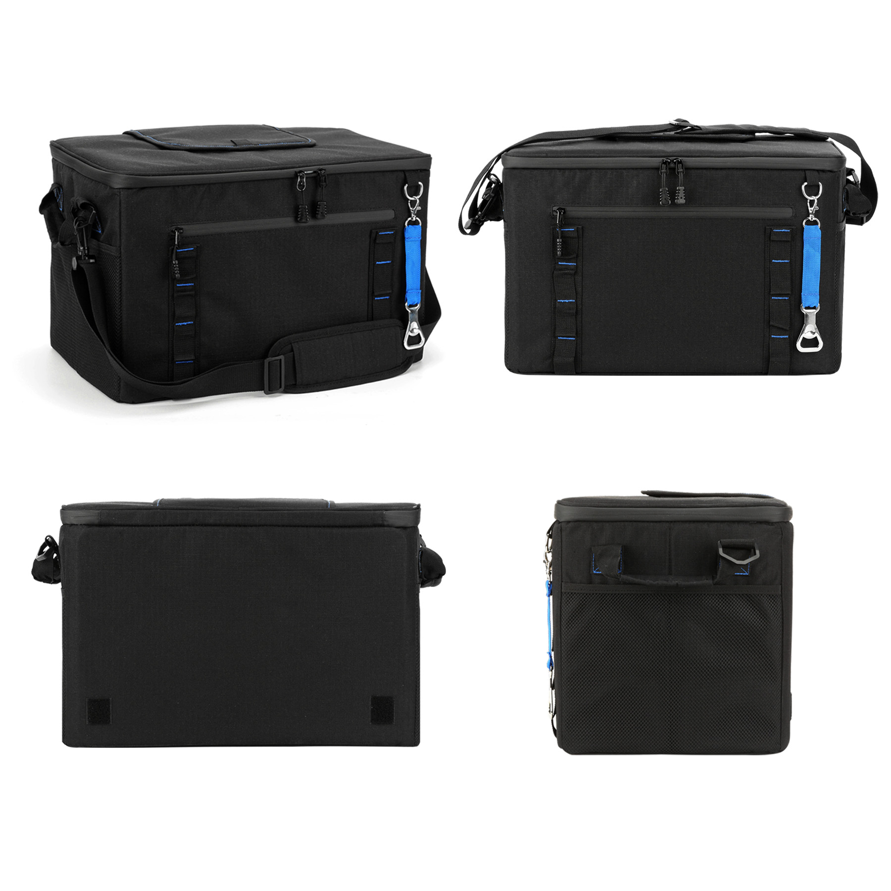 Large 48-Can Collapsible Cooler Chest W/Bottle Opener 7
