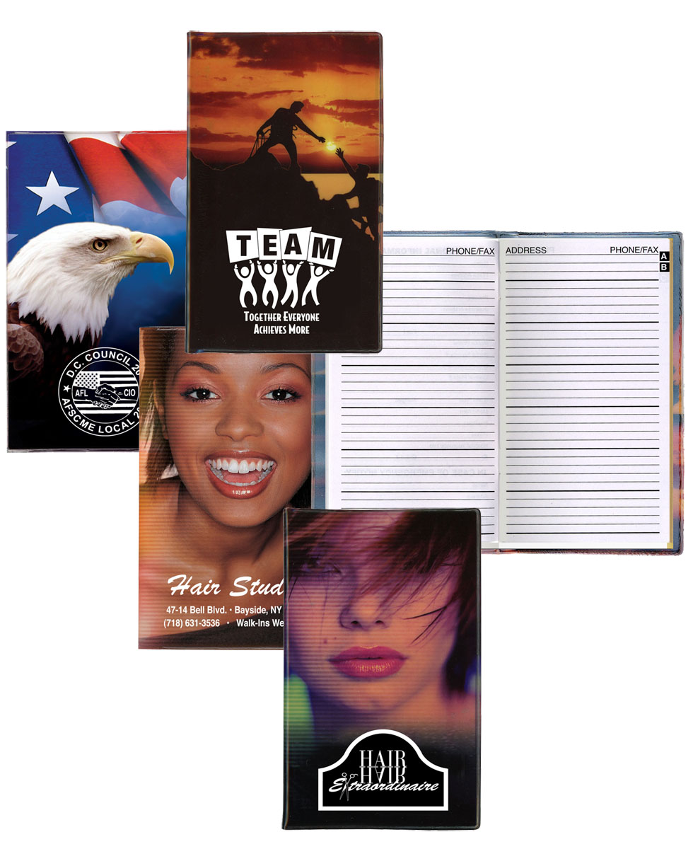 Stock Full Color Salon Cover w/ Address Book Insert 1