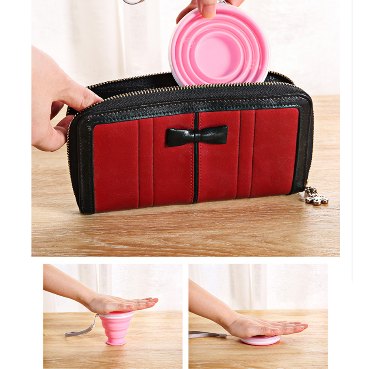 10oz Silicone Collapsible Travel Cup 7