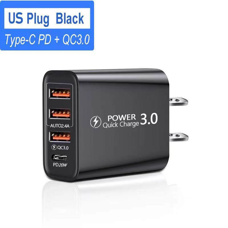 4 Port USB Charging Block 1