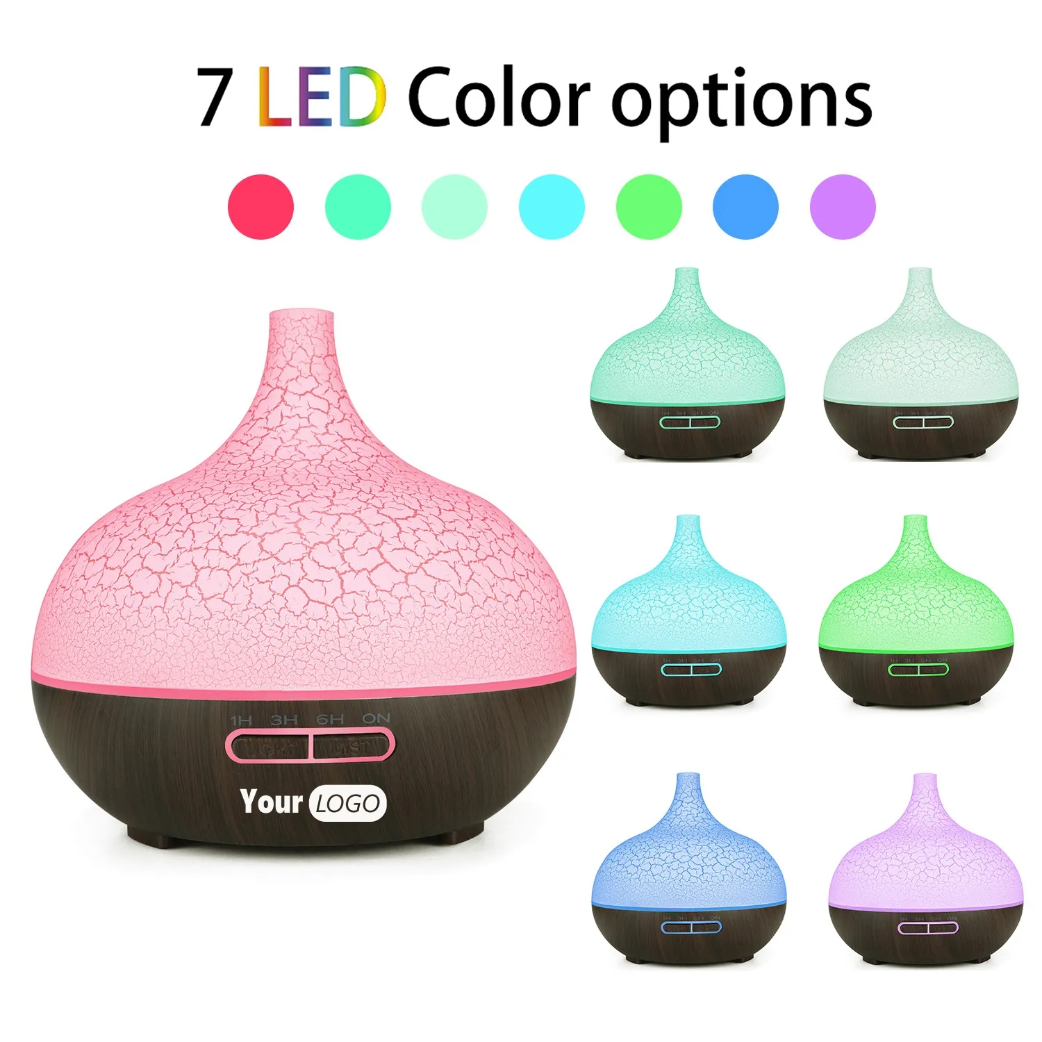 400 ML Aroma Essential Oil Diffuser Humidifier 10