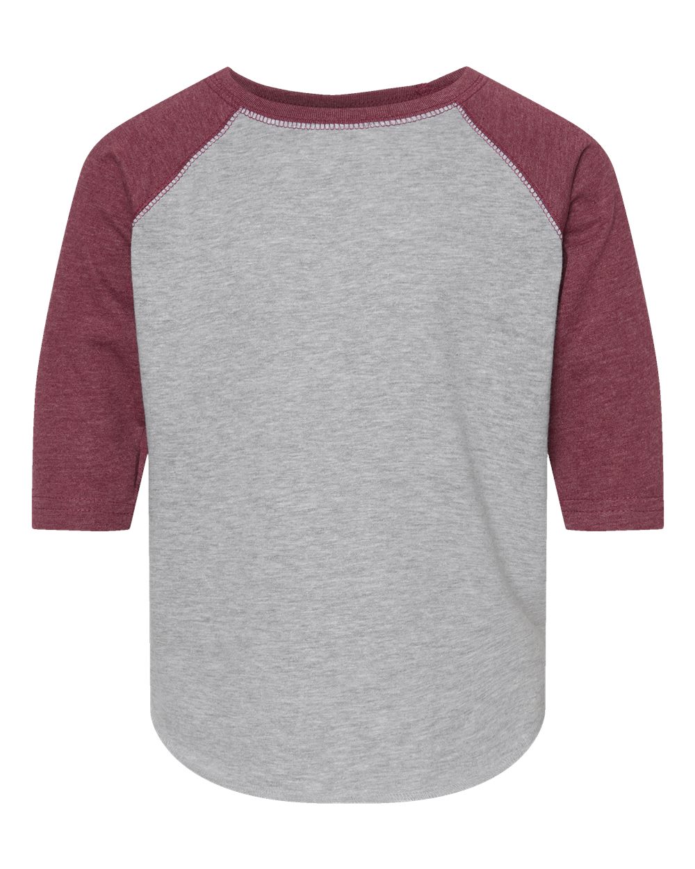 Toddler Baseball Fine Jersey Three-Quarter Sleeve Tee - 3330 5