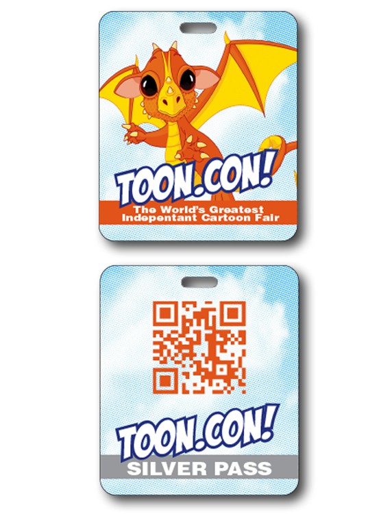 Extra-Thick Laminated I.D./Event Badge with Punch - 3.125x3.625 - 24 pt. 3