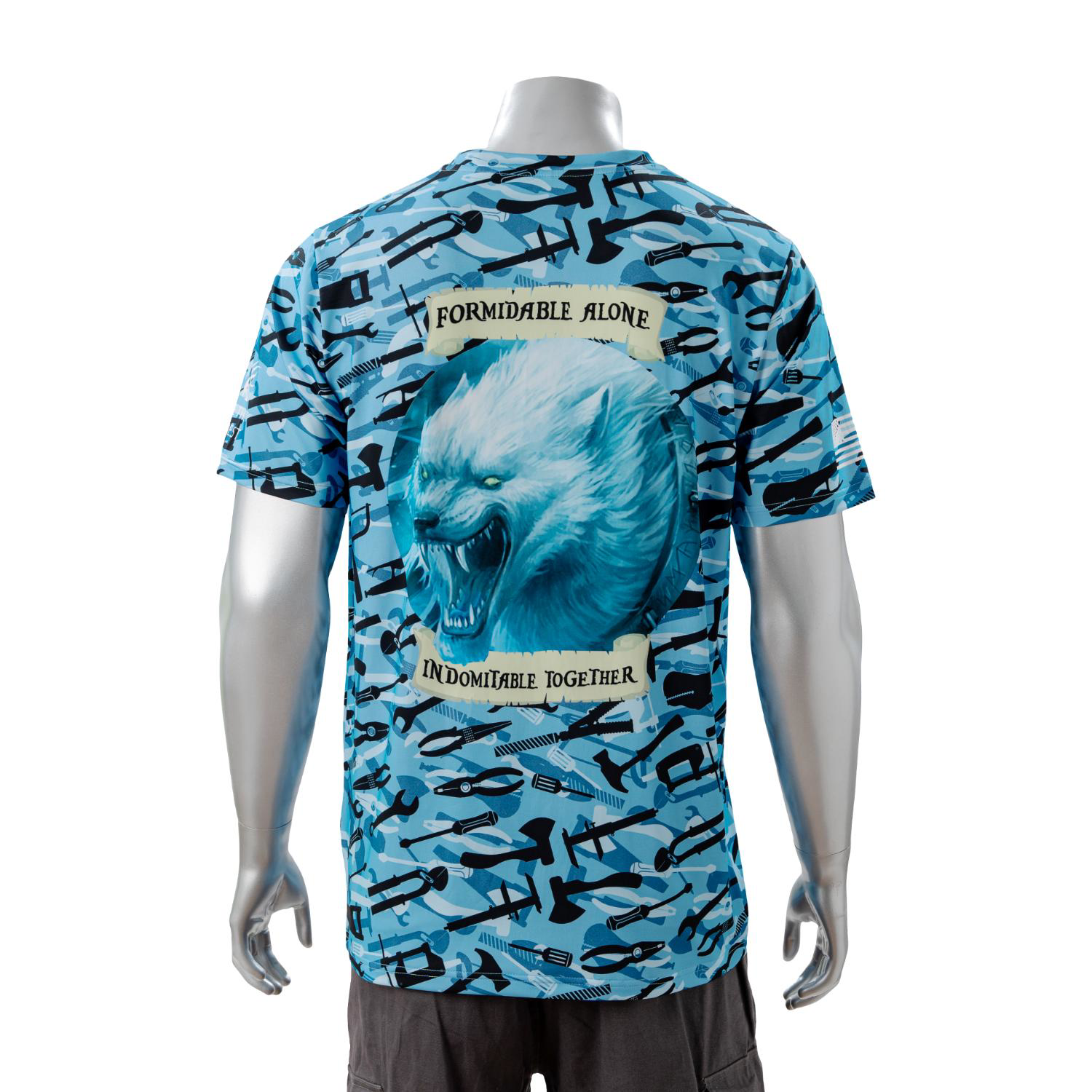 75D Milk Silk Full Color Fluorescent Digital Print Men's Short Sleeve T-Shirt 3