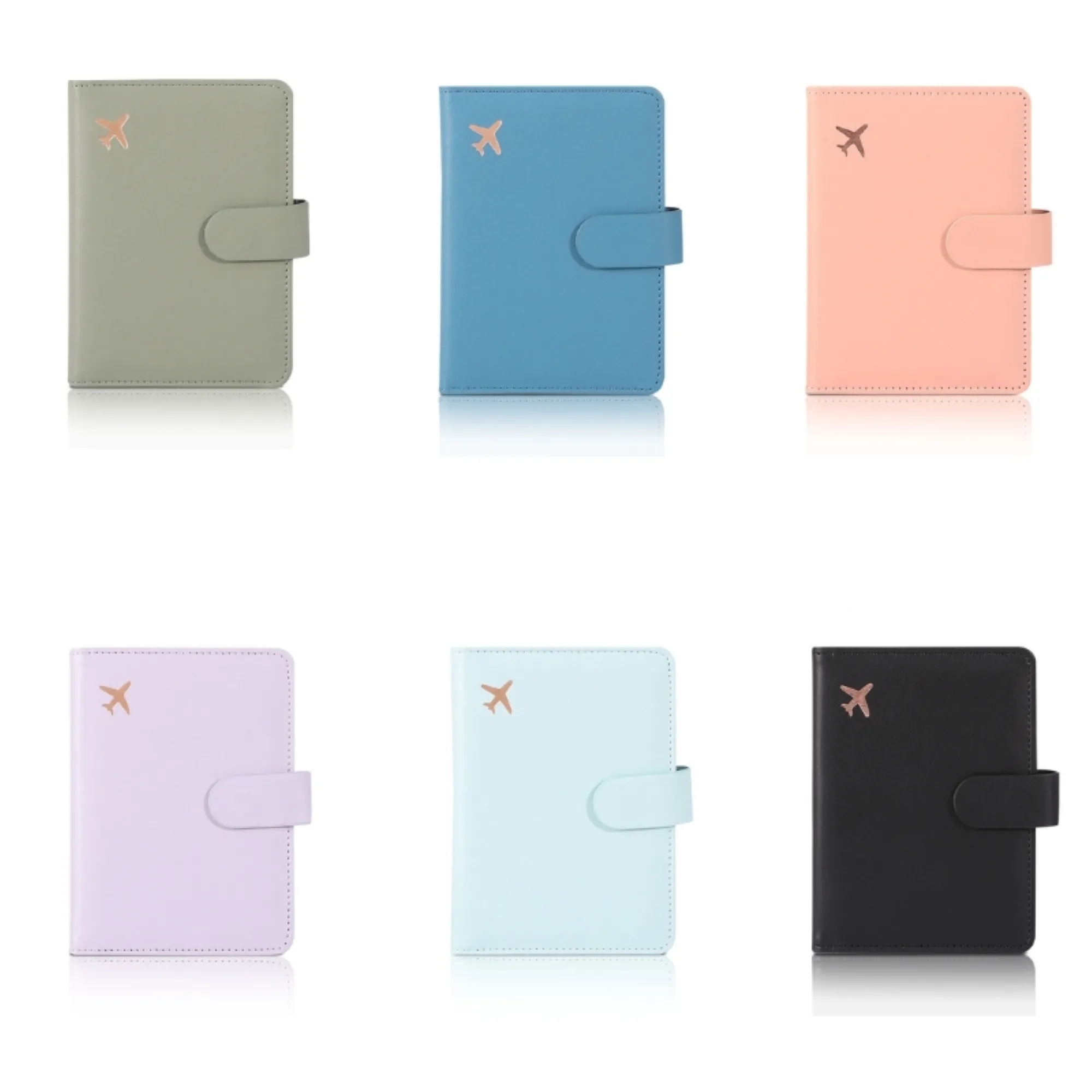 Leather Travel Multi-Functional Passport Document Case 5