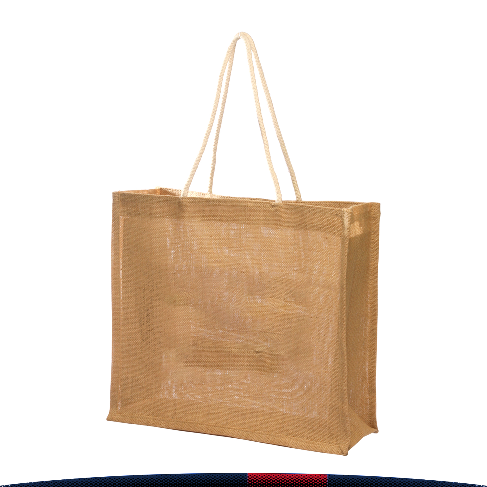Mikinki Jute Bags, custom tote bag with logo imprint 6