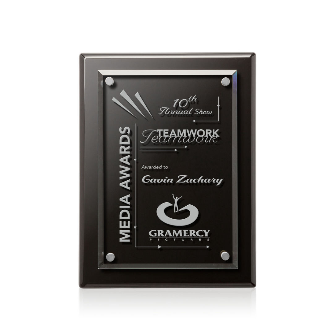 Caledon Plaque - Black/Silver 7