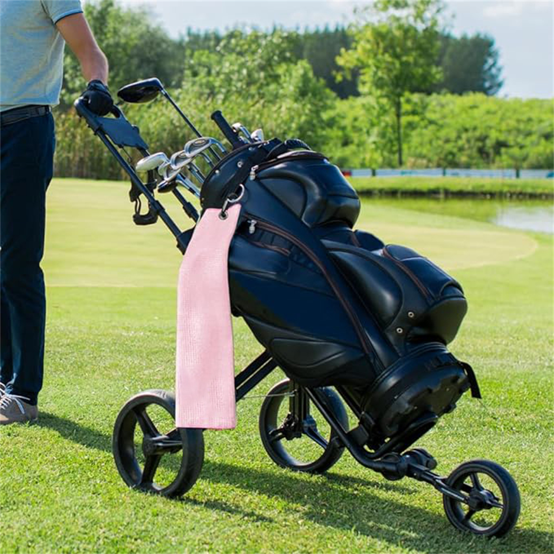 Funny Golf Towel for Golf Bag with Clip 7