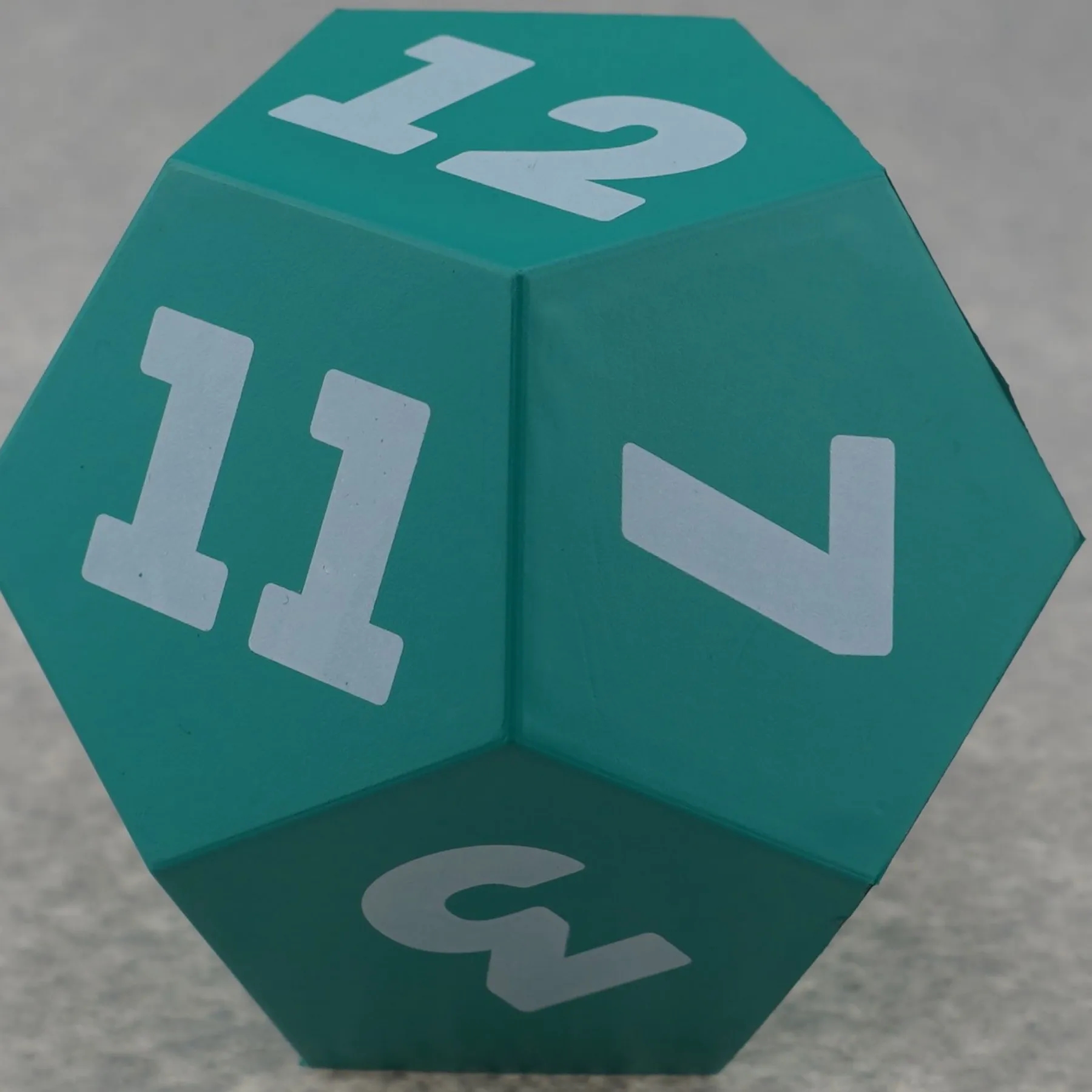 12 Sided PU Dice Squeeze Toy Stress Reducer 1