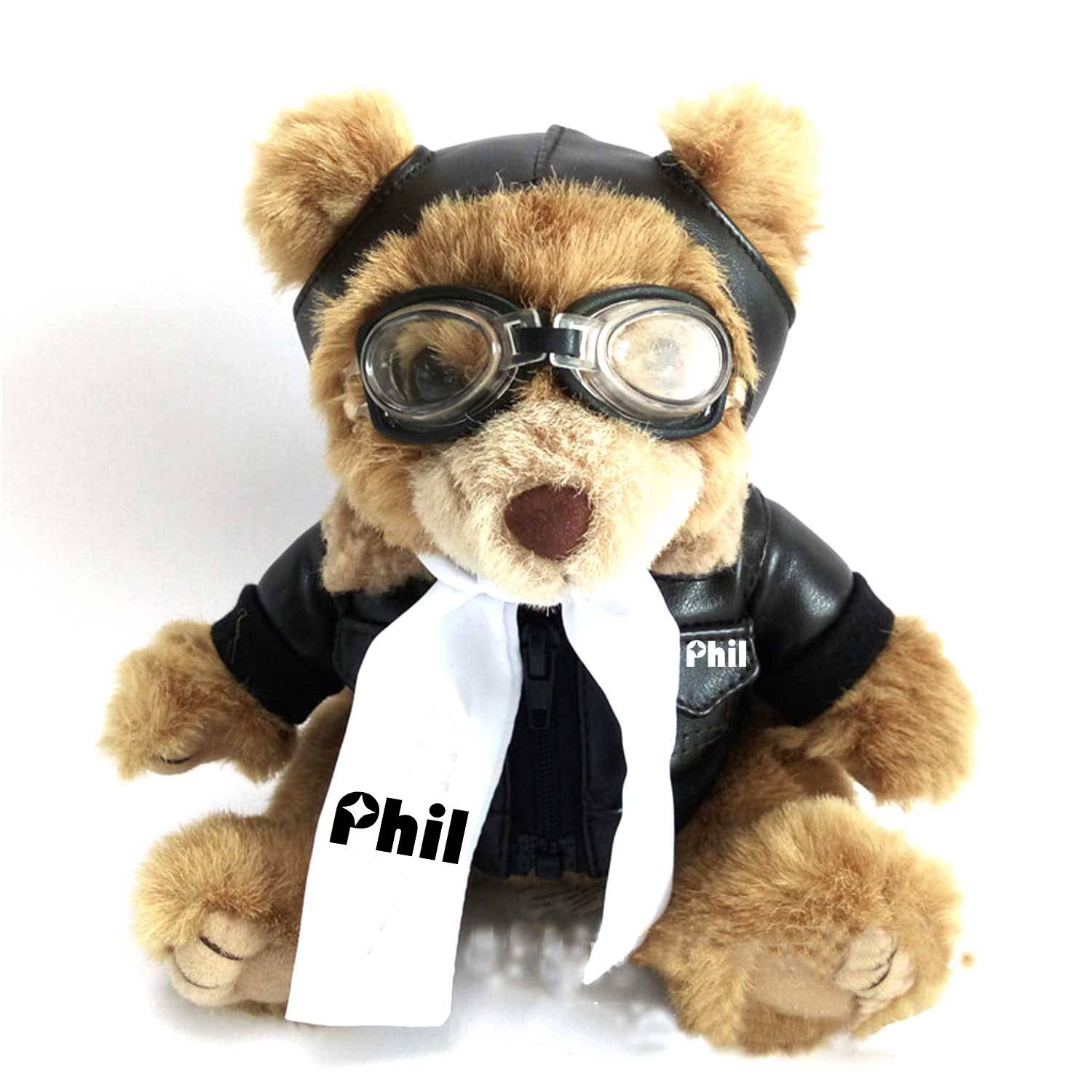 Customizable Pilot Teddy Bear - Air Force Plush Toy 2