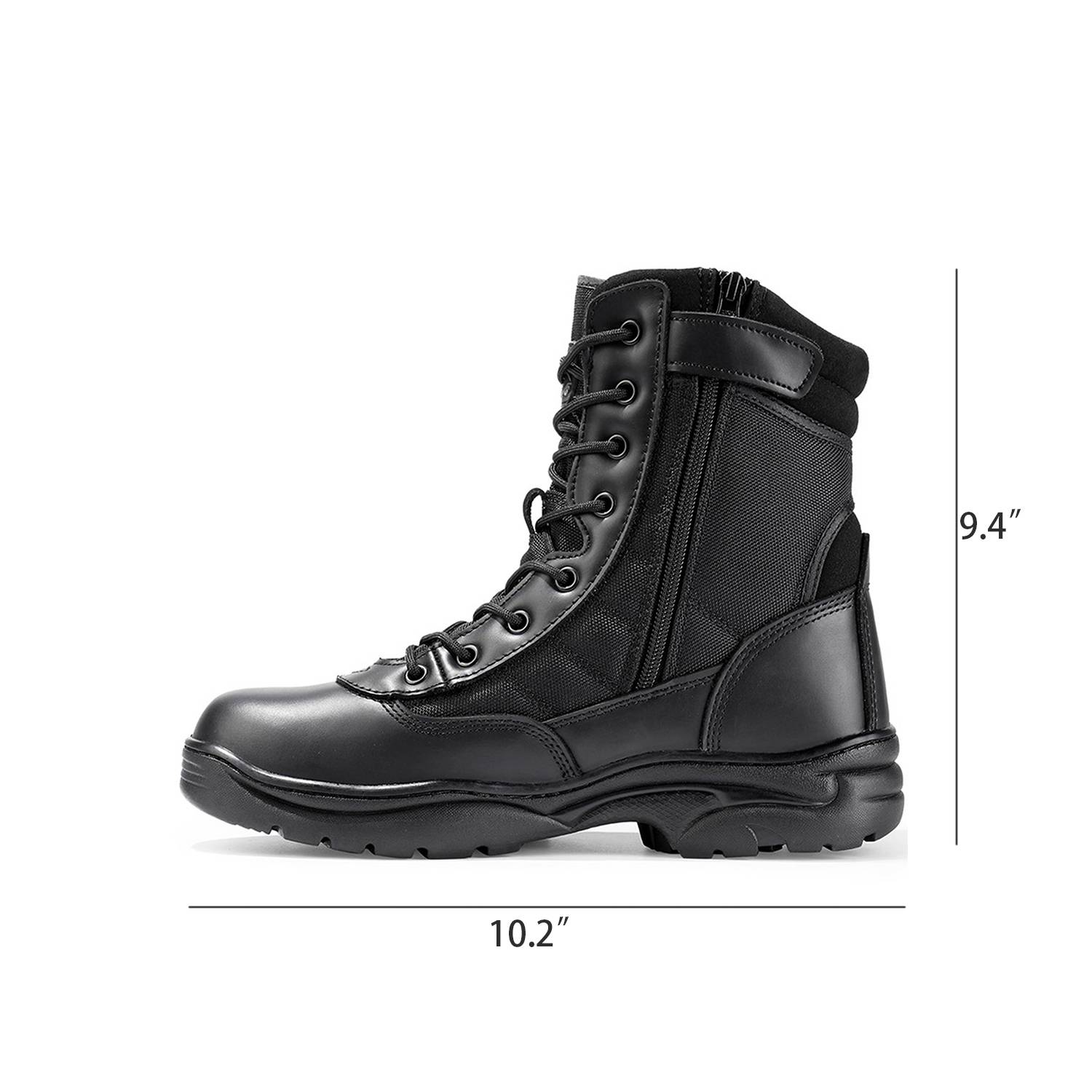 Wear Resistant Tactical Side Zip Boots 5