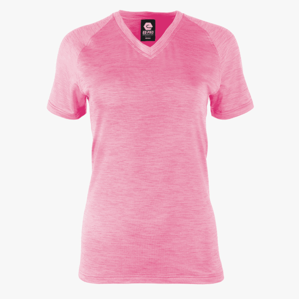 #L128 / Imperial Space Dye Women's V-Neck Tee 8