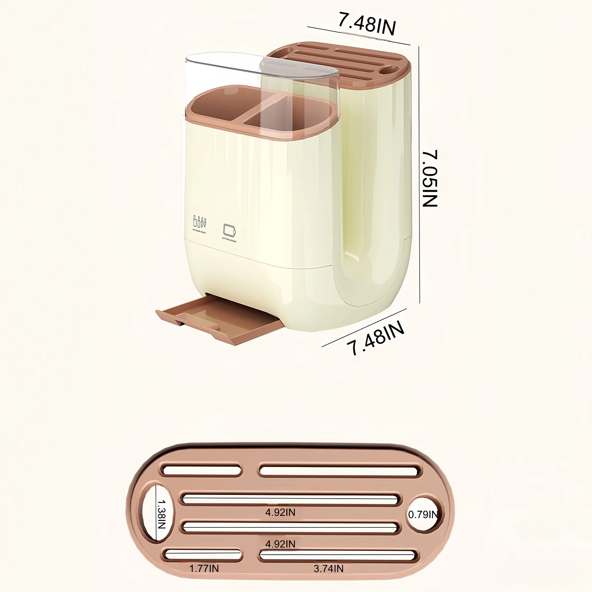 Premium Multifunctional Kitchen Knife Block Holder 5