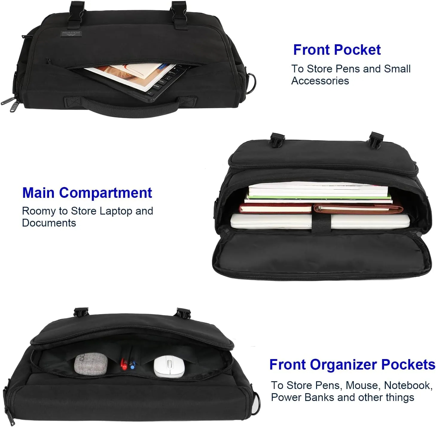 Large Capacity Nylon Briefcase 3