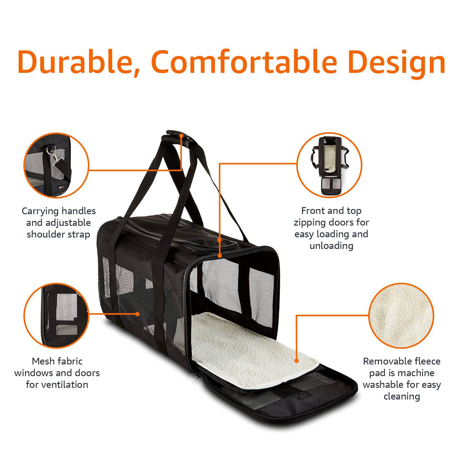 Single Shoulder Folding Handheld Breathable Pet Backpack 1