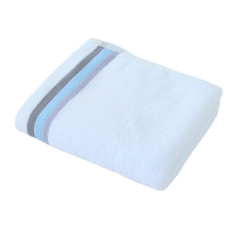 Custom Gift 100% Cotton Soft Striped Hand & Face Towel 17
