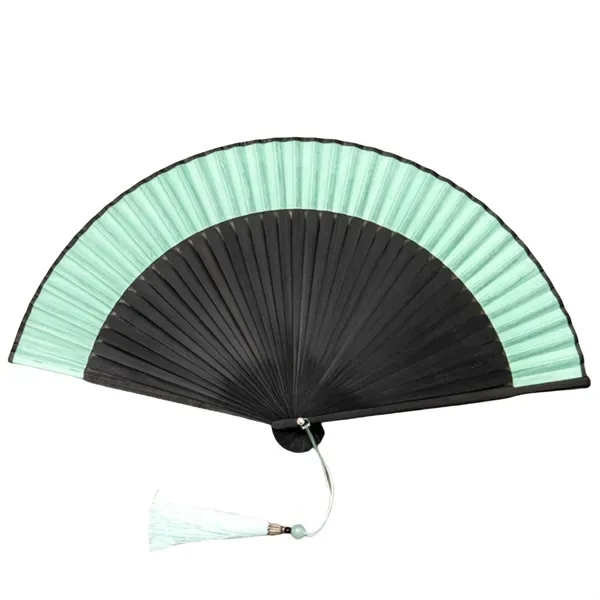 Bamboo Silk Folding Hand Fan 9