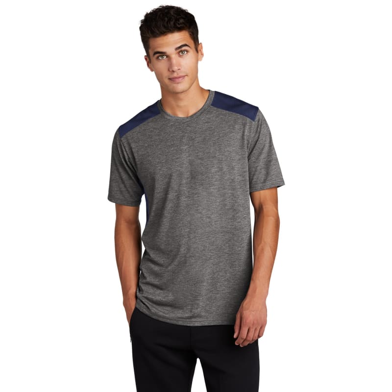 Sport-Tek PosiCharge Tri-Blend Wicking Draft Tee. 3