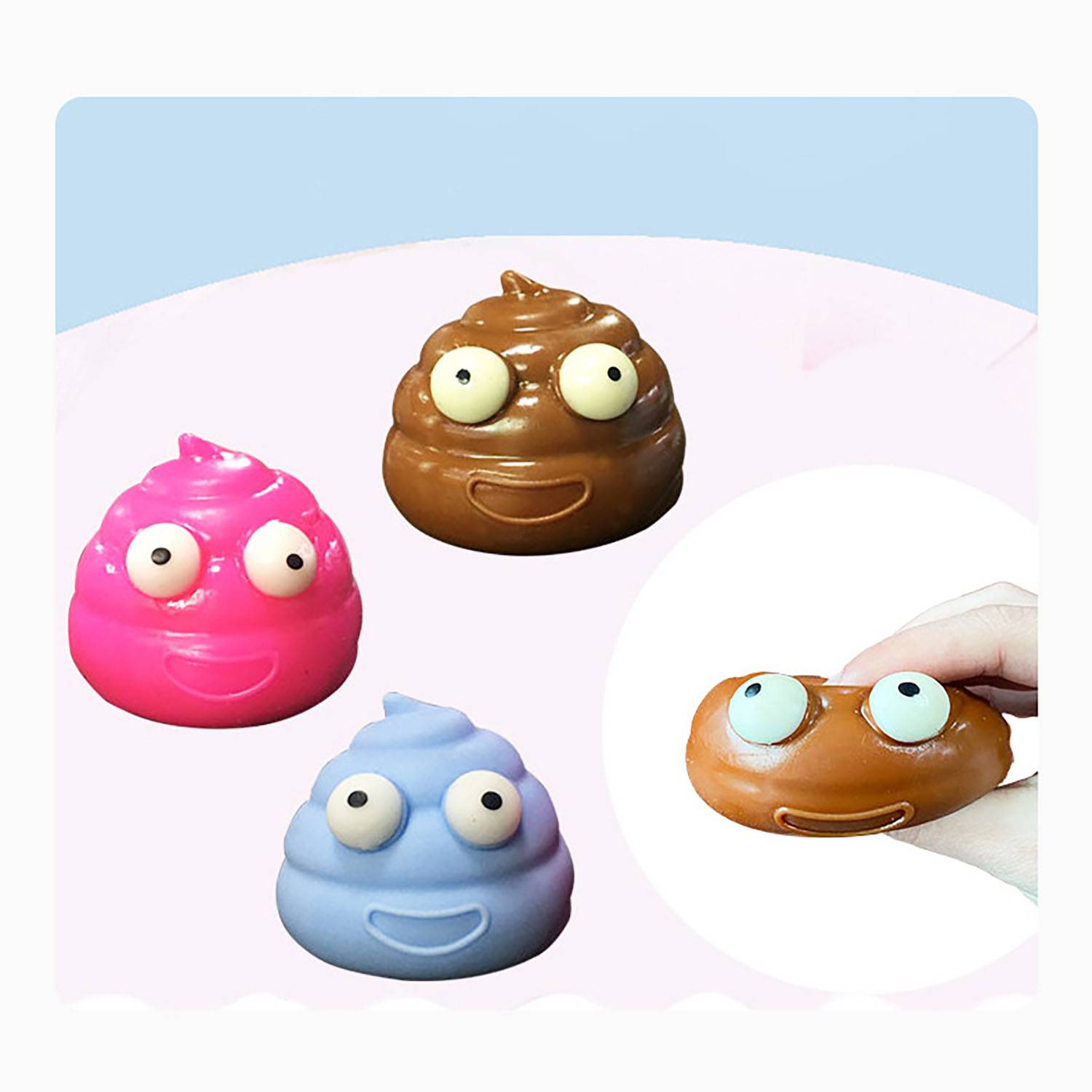 Cute Squeeze Poo Toy - Stress Relief Fidget Ball 9