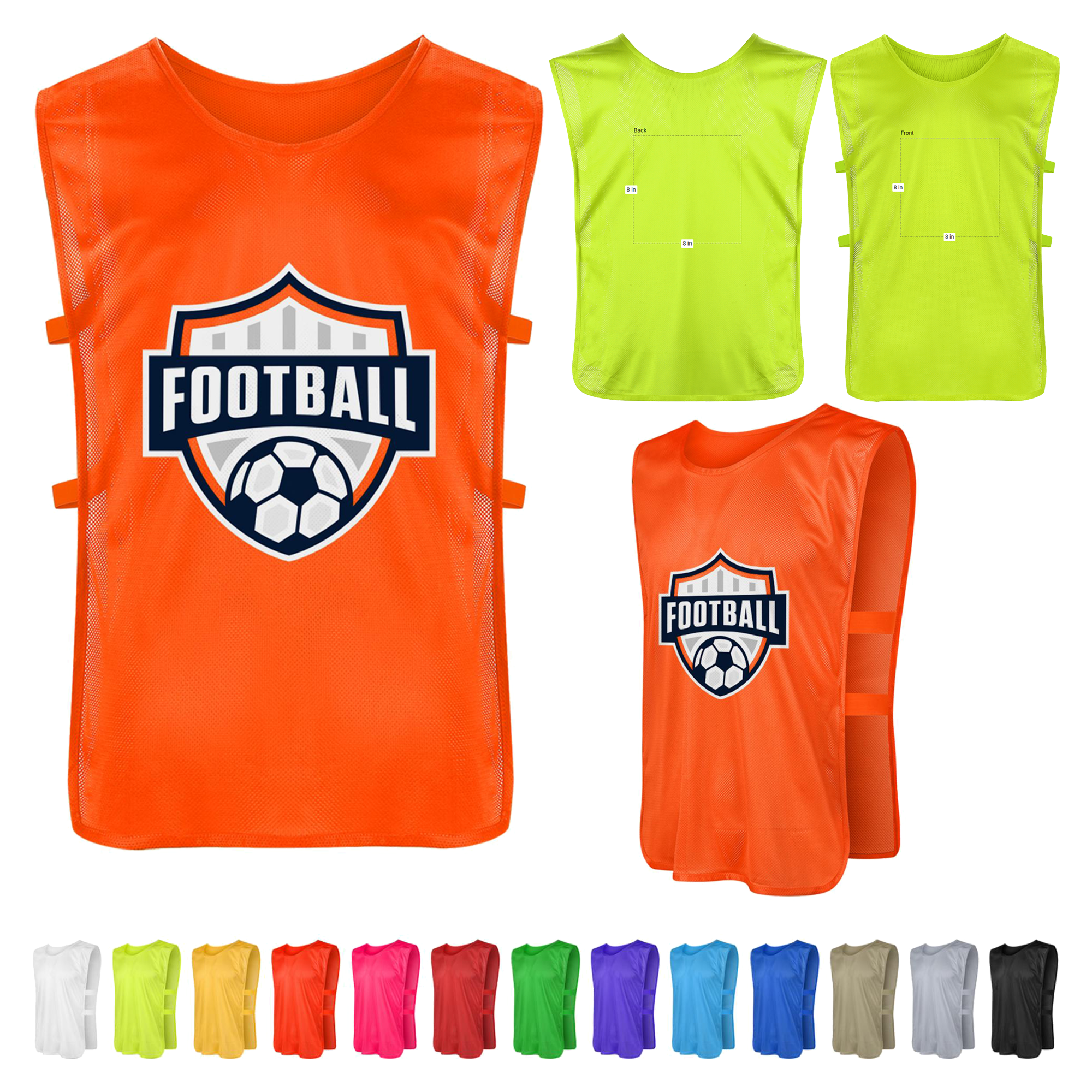 MOQ 50pcs Unisex Training Vests 3