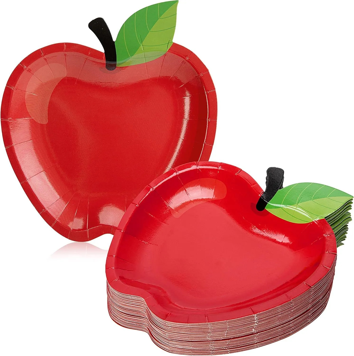 Customized disposable apple dinner plate 3