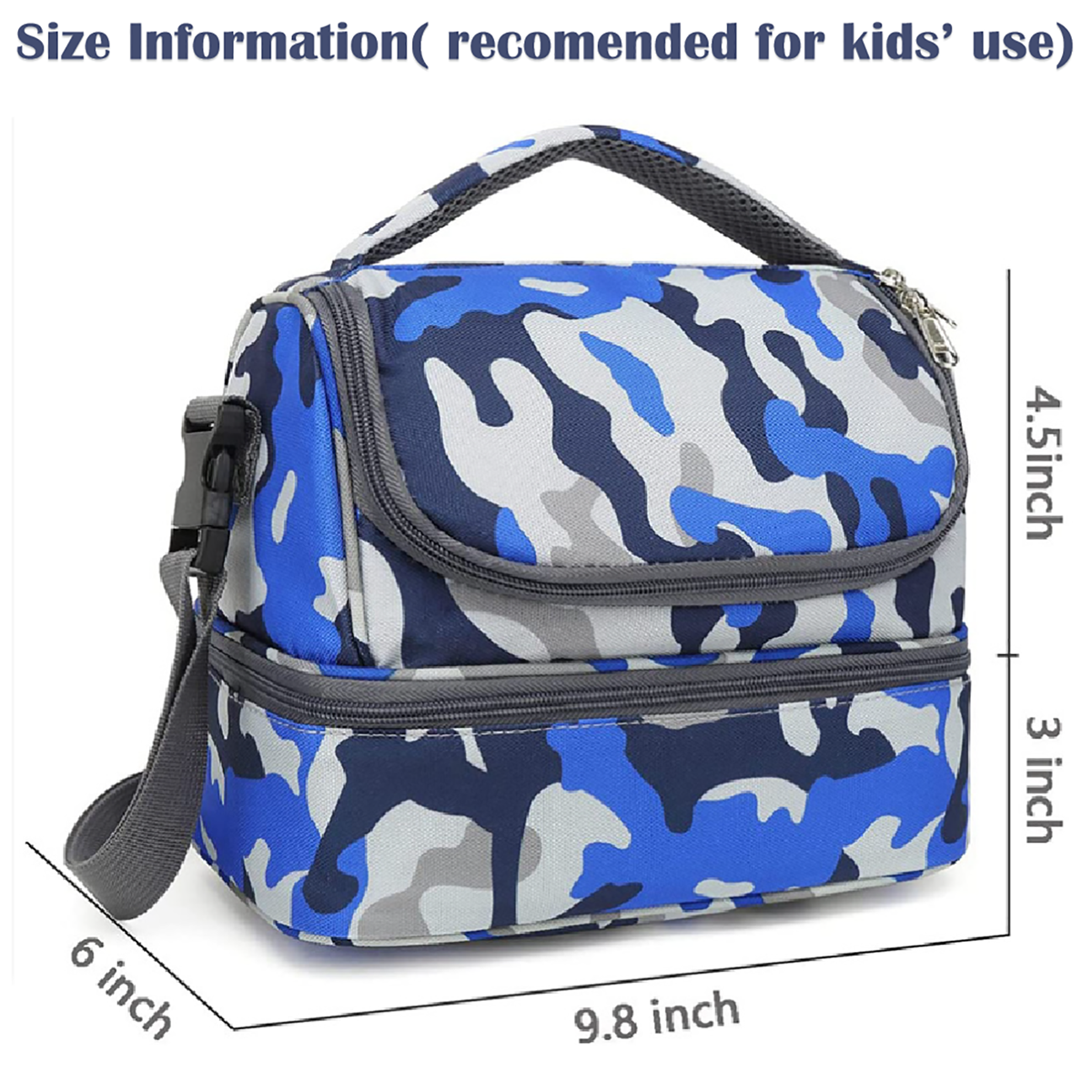 Double Layer Insulated Lunch Bags For Kids 5