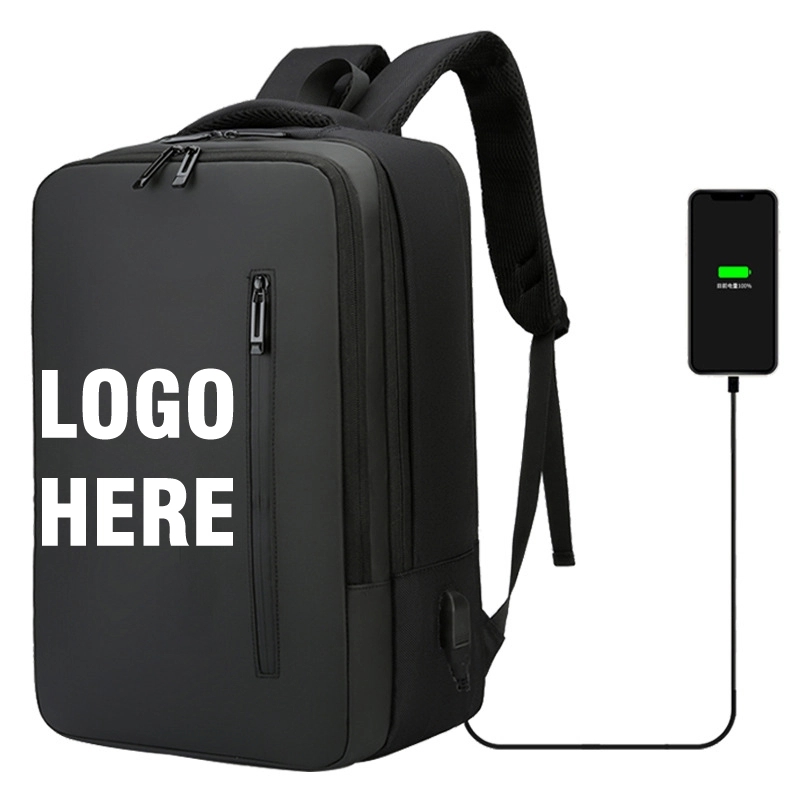 Custom Waterproof Laptop Backpack with USB Charging Port 4