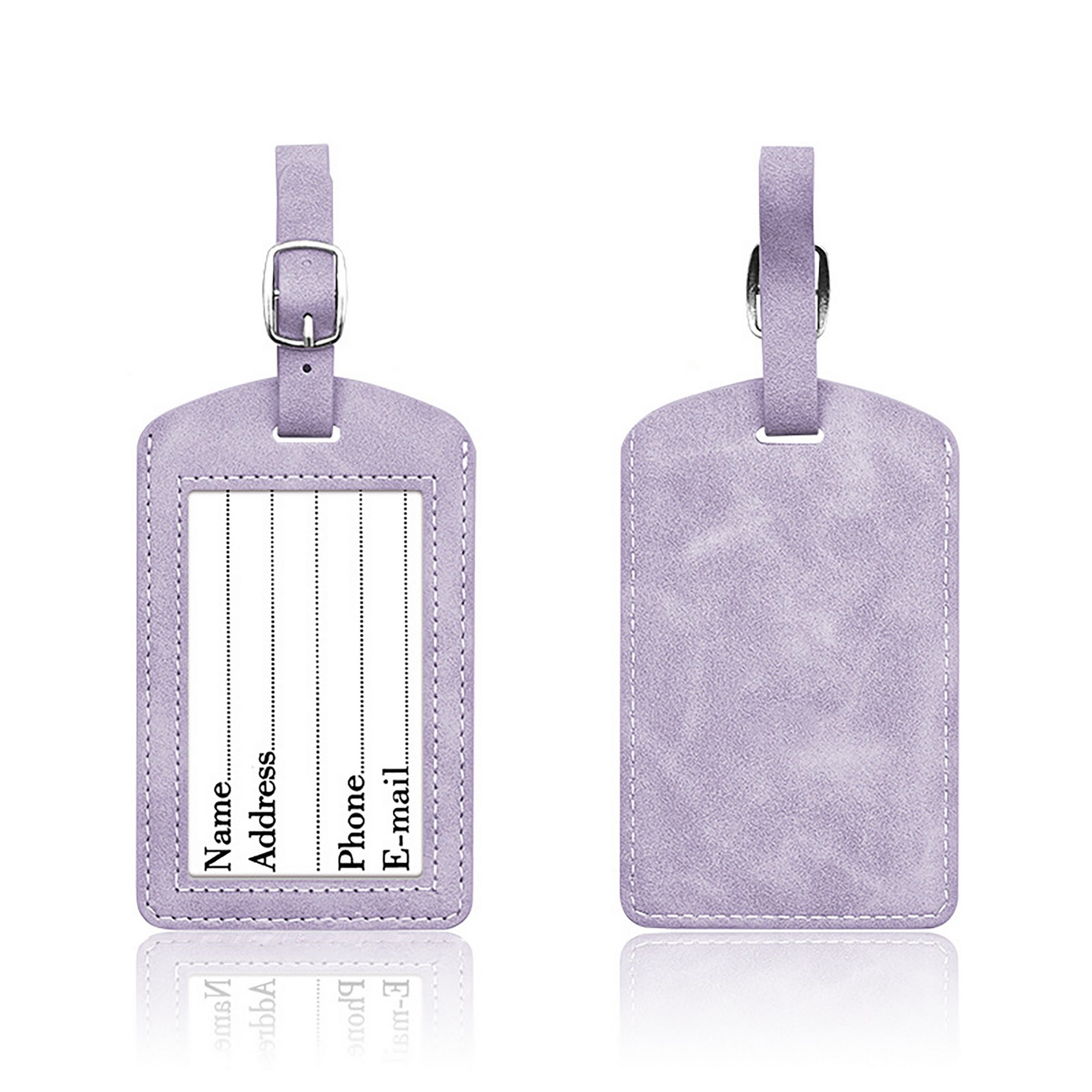 High-end Skin-friendly PU Luggage Tag 8
