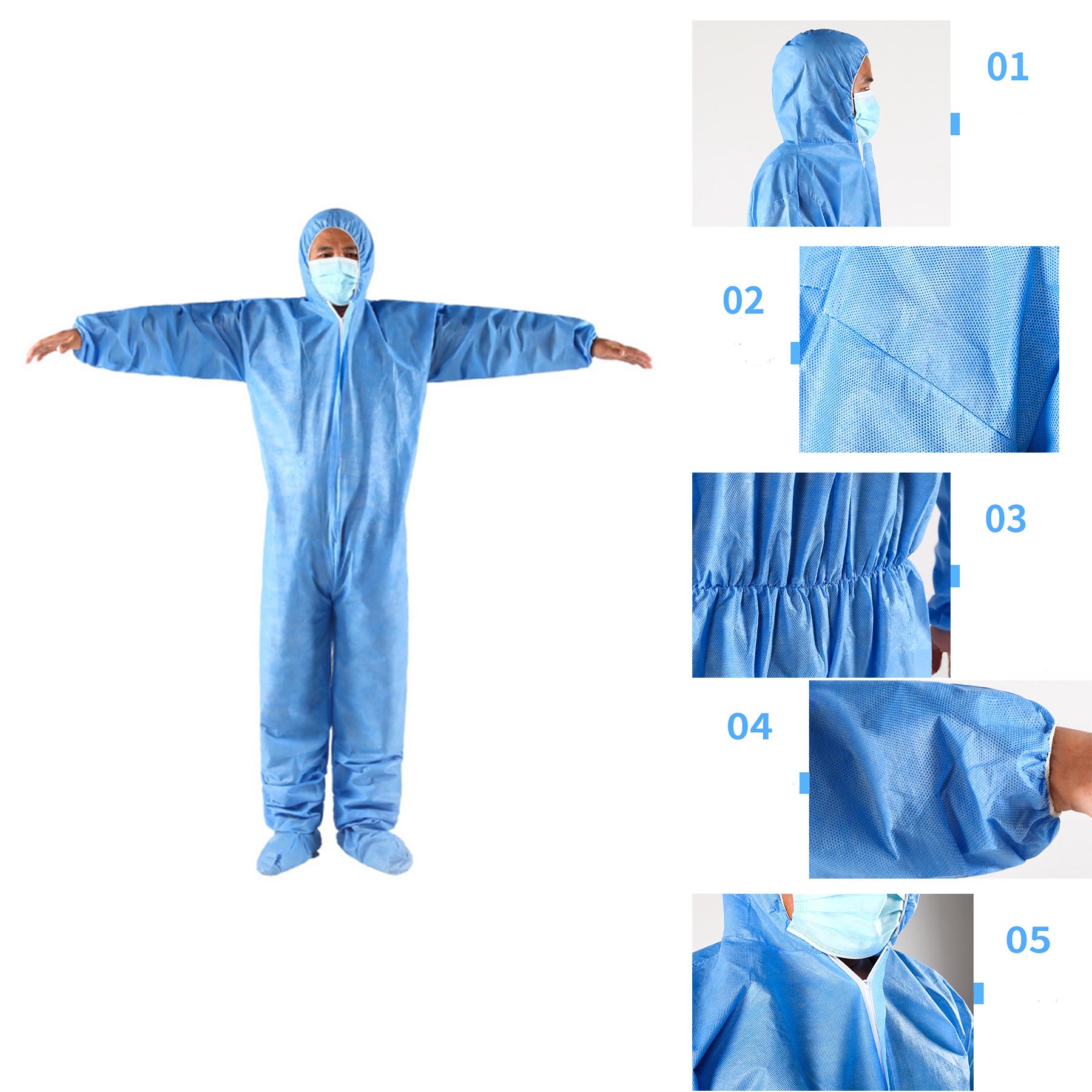 Disposable Non-Woven Gown 1
