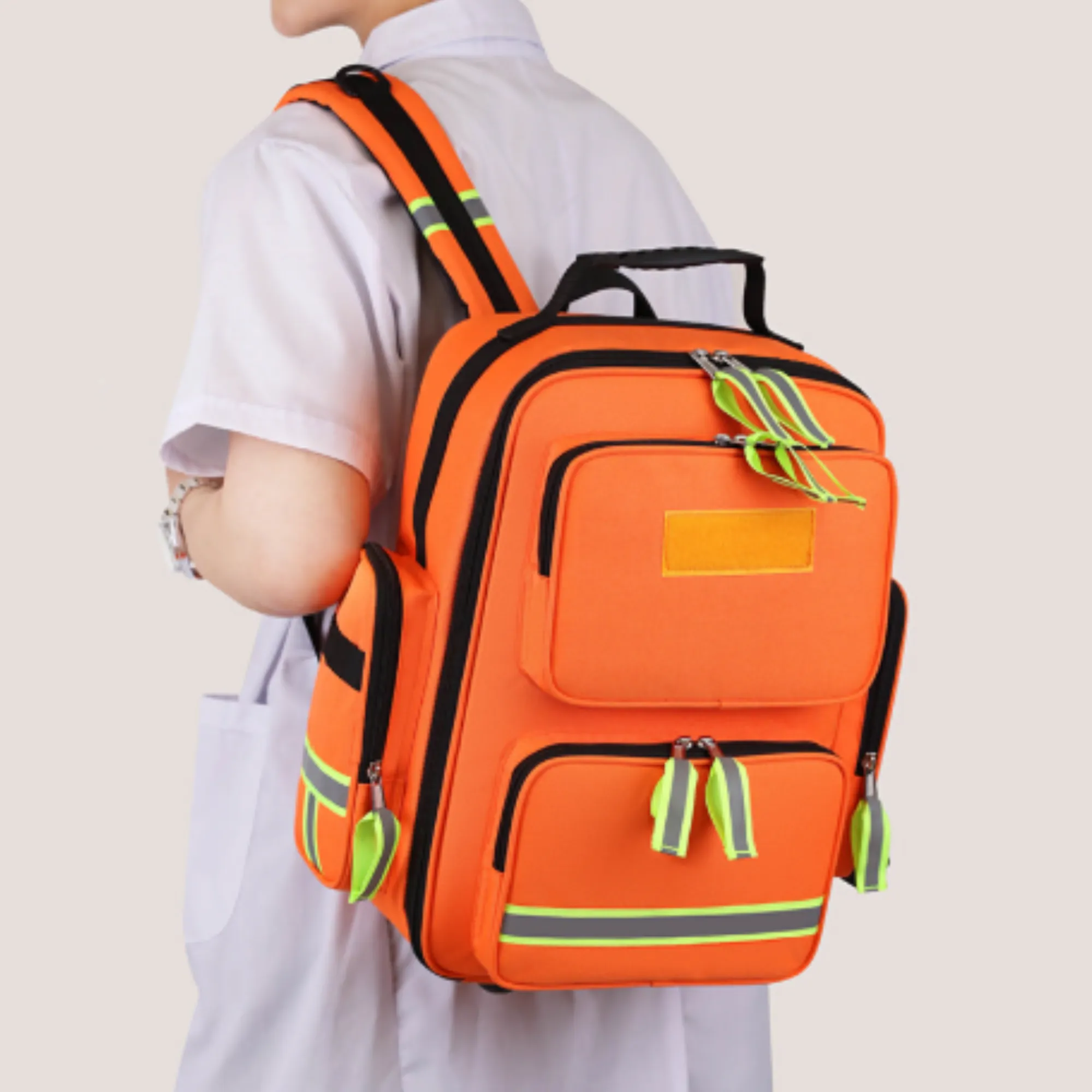 Medical Backpack with Reflective Strip for Emergencies 2