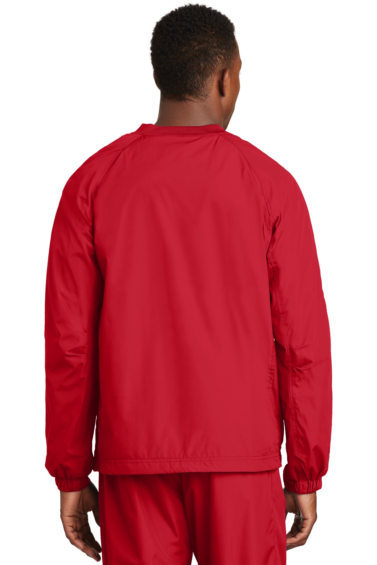 Sport-Tek V-Neck Raglan Wind Shirt. JST72 12