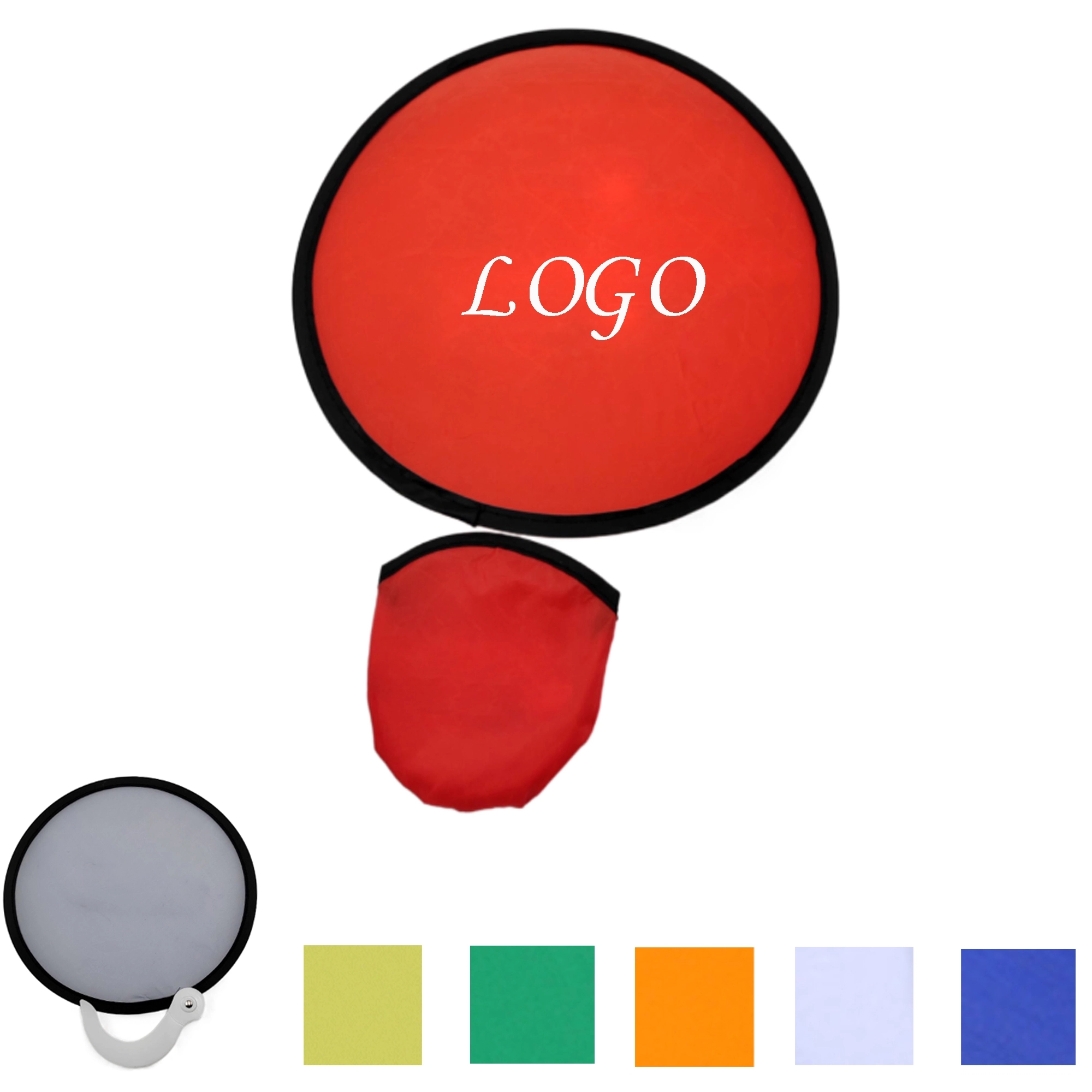 Foldable Flying Disc With Handle MOQ 100 PCS 1