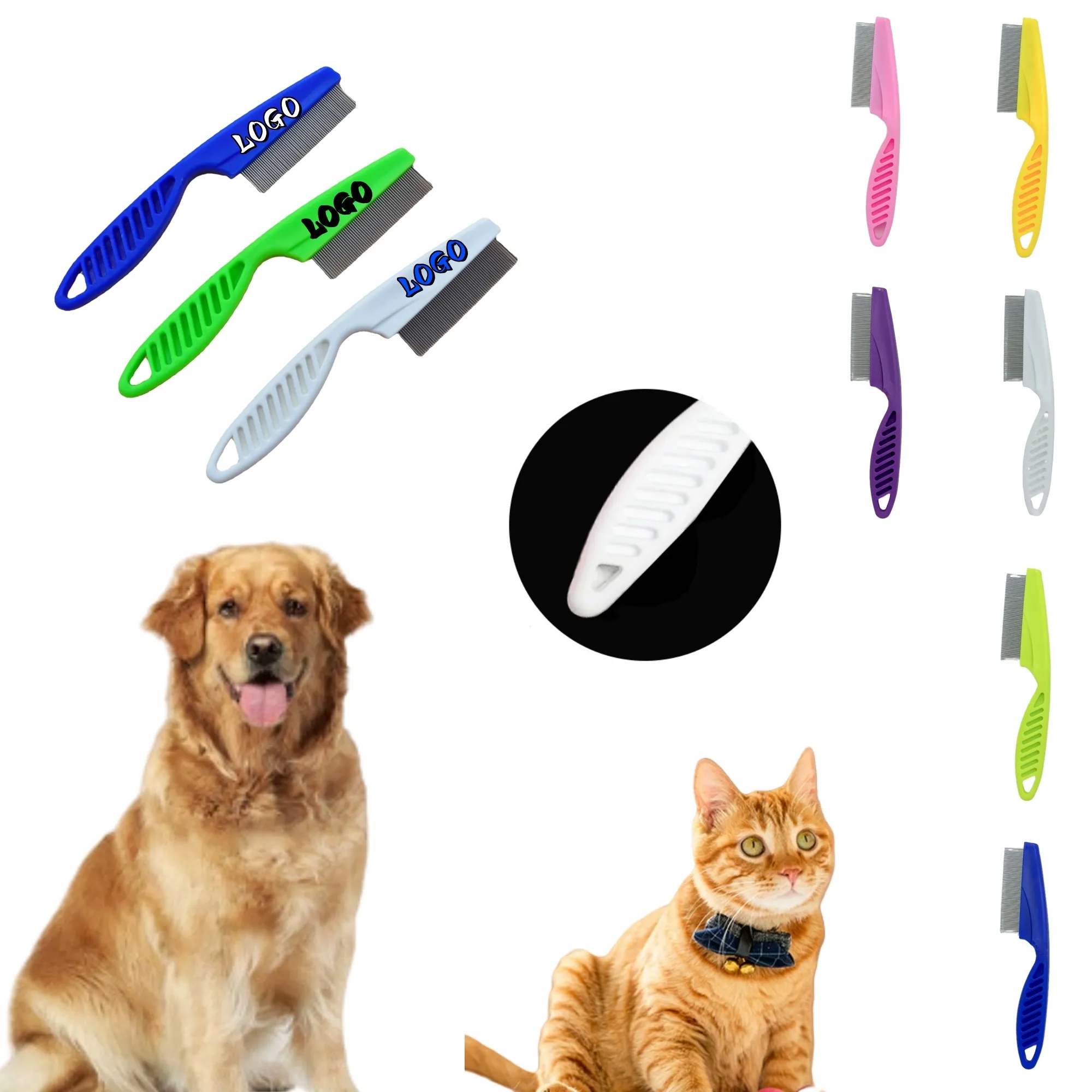 Pet Encrypted Steel Needle Comb 3
