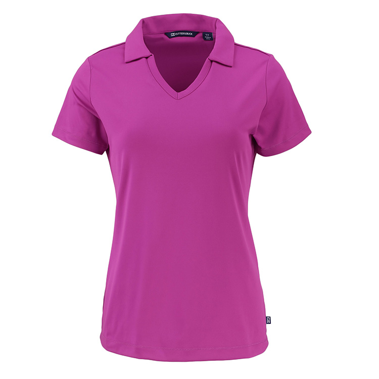 Cutter & Buck Ladies Daybreak Eco Recycled V-Neck Polo 10