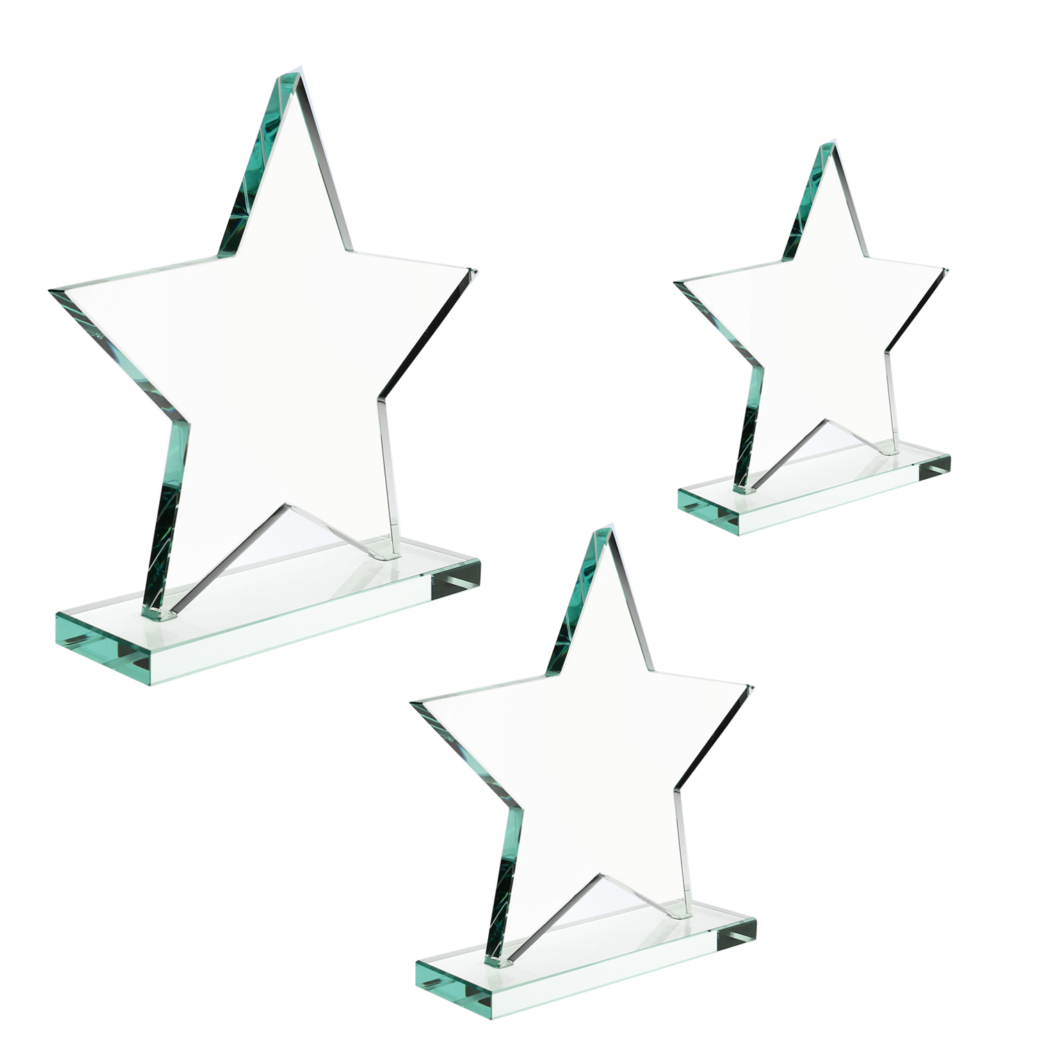Jade Glass Star Award - Medium 1