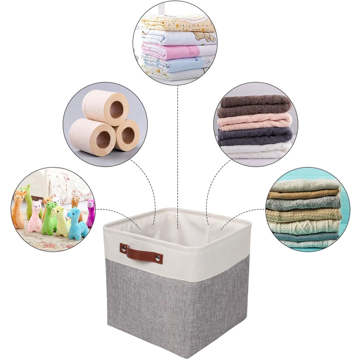 Storage Bins With Hard Bottom 2
