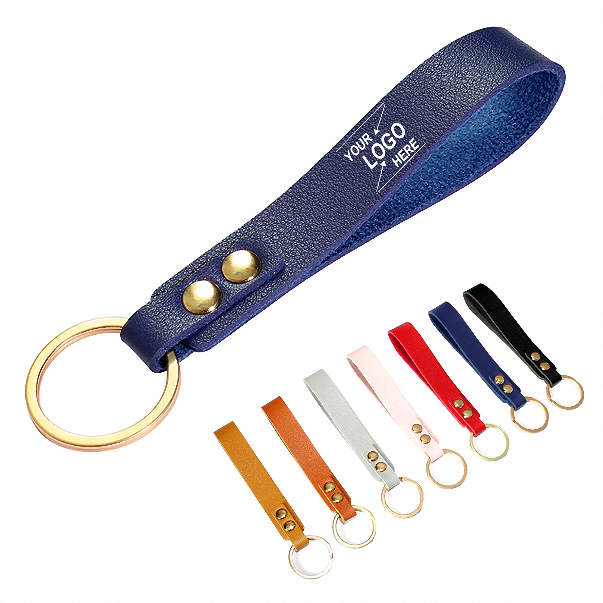 Genuine Leather Keychain for Men and Women 1
