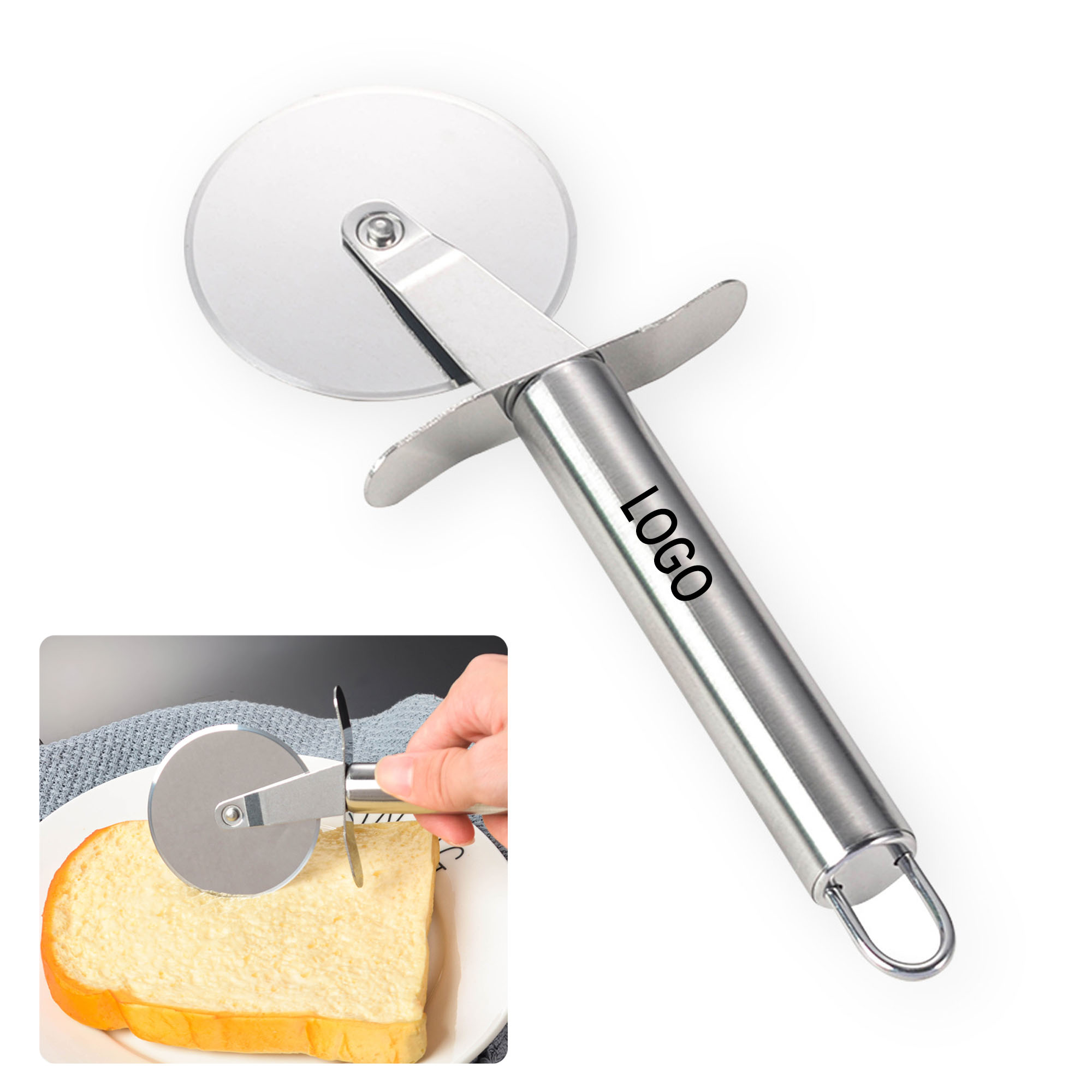 Stainless Steel Pizza Cutter Wheel 2