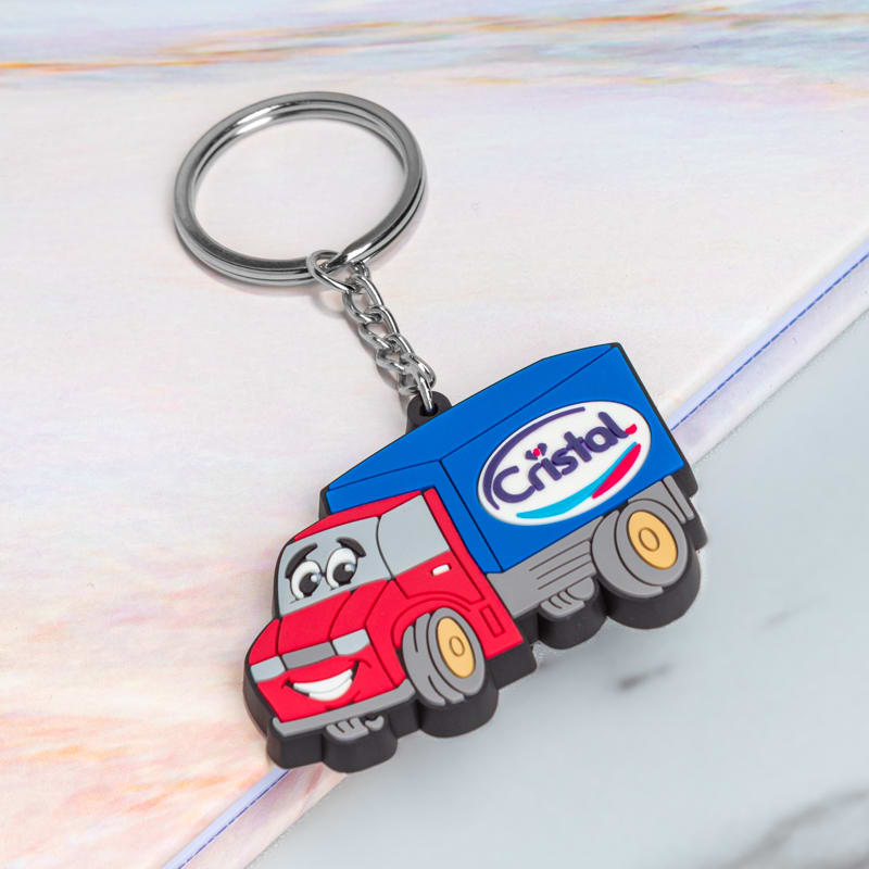 Custom Shaped PVC Keychains 25