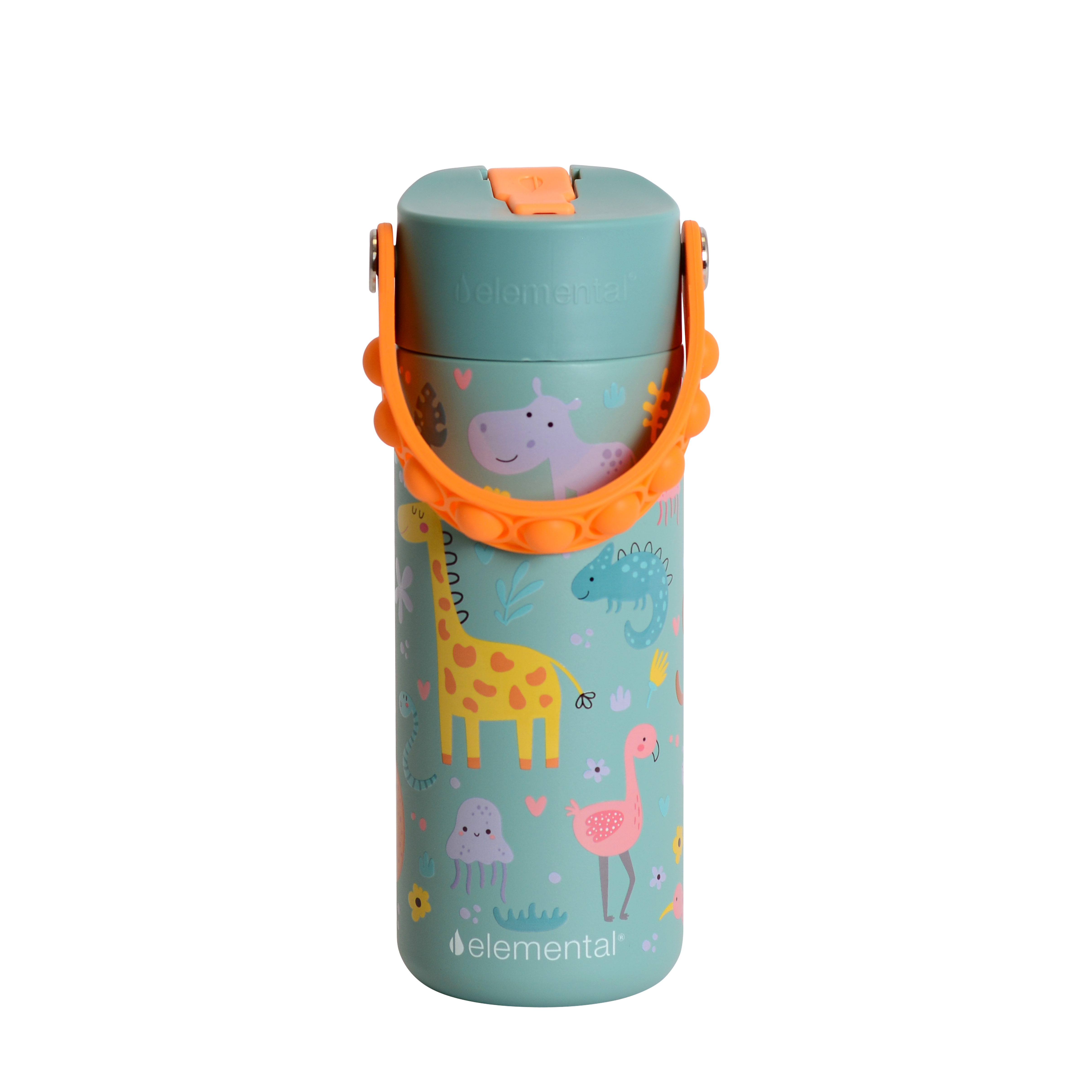 Elemental® Core Series 18oz Pop Fidget Stainless Steel Water Bottle - Vacuum Insulated - BPA-Free 41