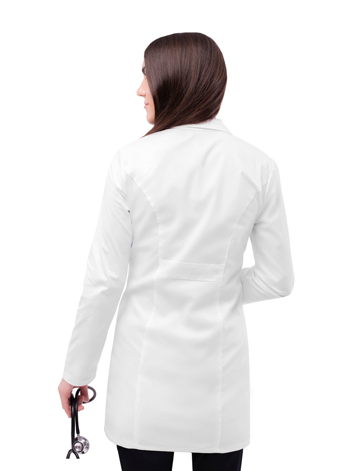 Adar - Pop-Stretch - Women's Two-Pocket Tab-Waist 36" Lab Coat 4
