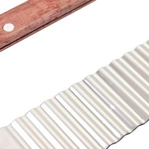 Crinkle Blade Wavy Slicer Cutter Knife Stainless Steel Tool 9