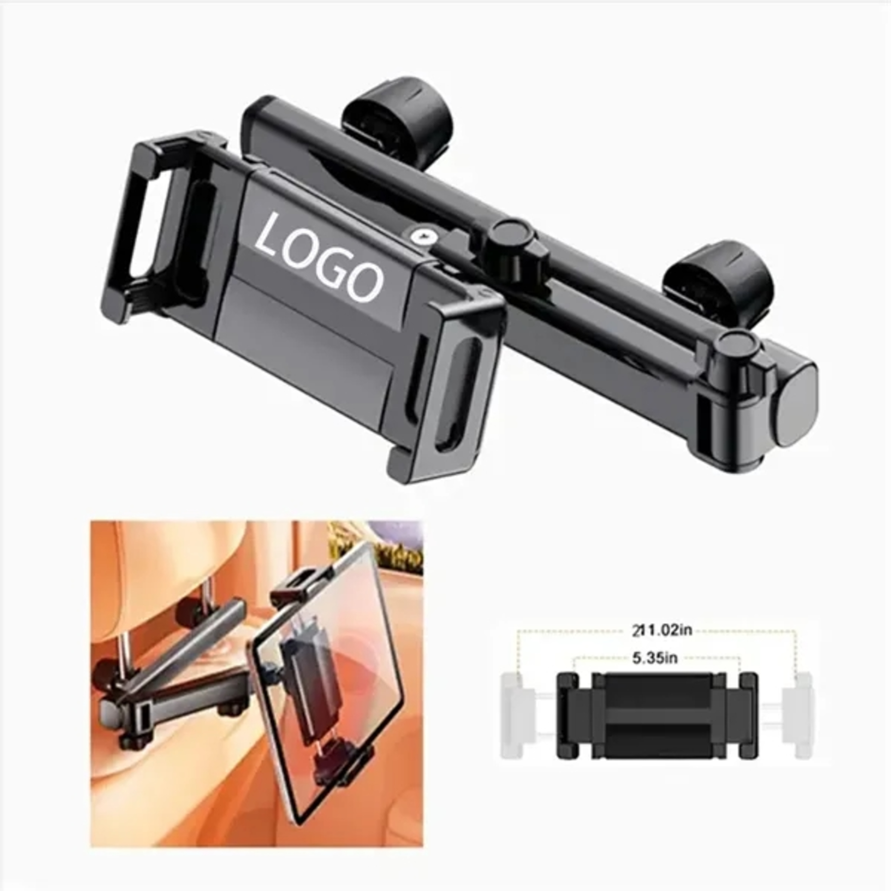 Adjustable Car Headrest Holder
1