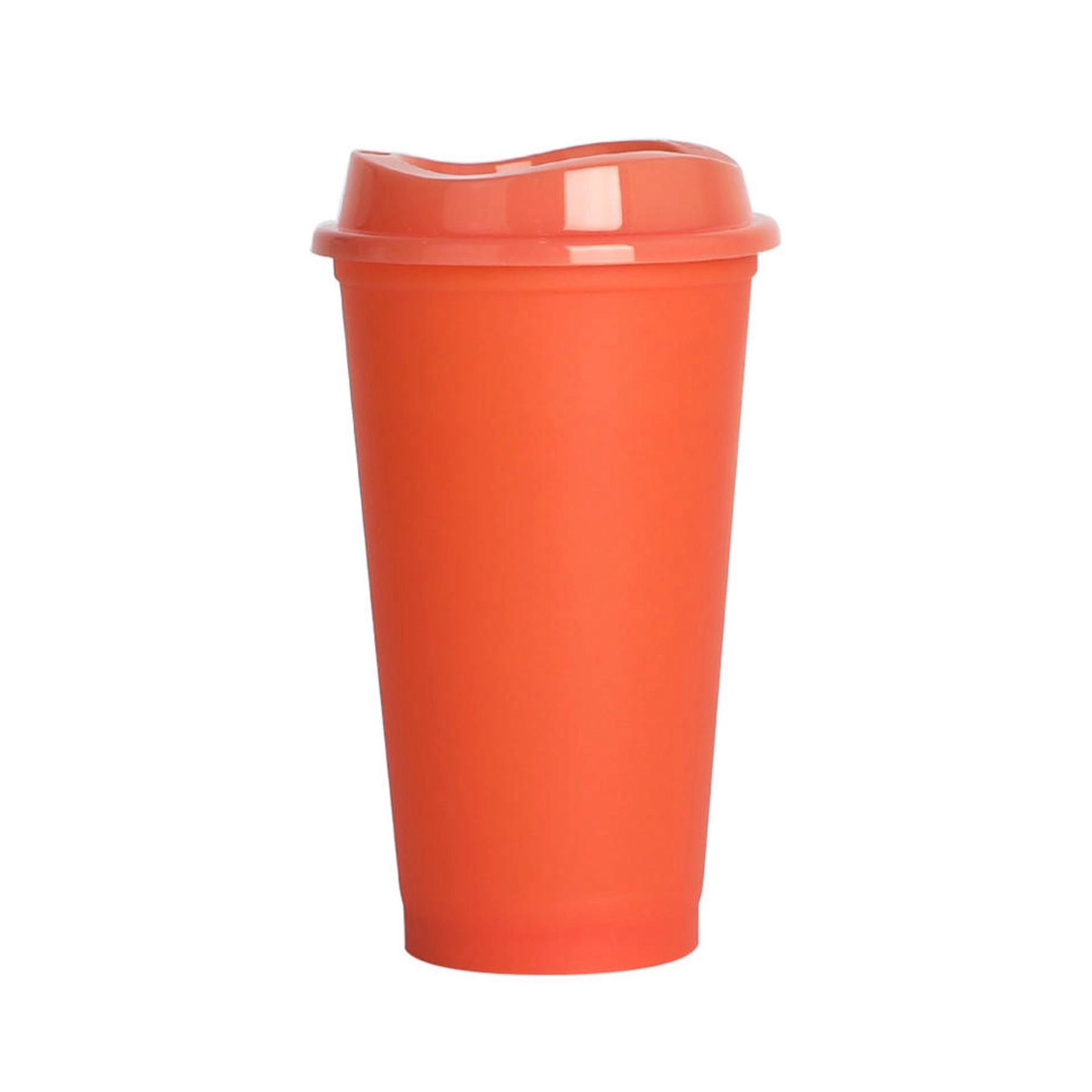 16 Oz Heat Color Changing Plastic Coffee Cup 2